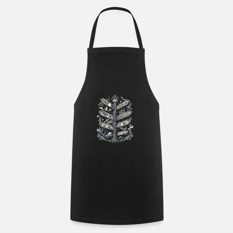 Gothique - Tablier de cuisine - noir