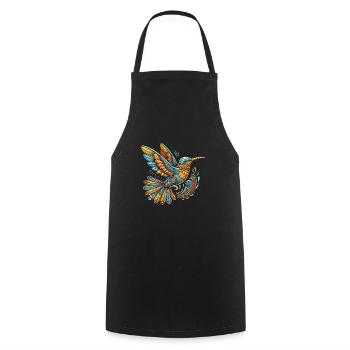 Exotic - Cooking Apron - black - Front - AI Model Male 185 dark (185cm)