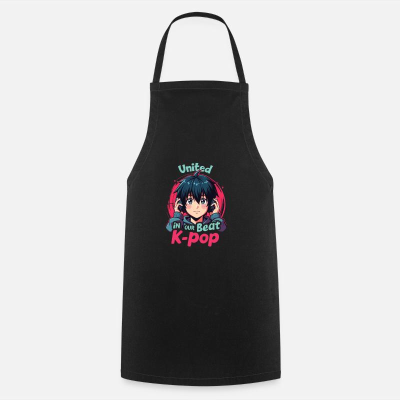 K-Pop - Kochschürze - Schwarz