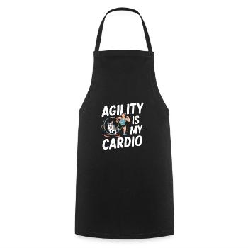 Agility - Cooking Apron - black - Front - AI Model Male 185 dark (185cm)