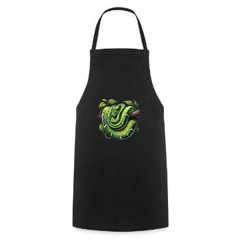 Serpent - Tablier de cuisine - noir - Devant - AI Model Male 185 dark (185cm)