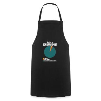 Sousaphone - Cooking Apron - black - Front - AI Model Male 185 dark (185cm)