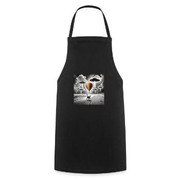Balloon - Cooking Apron - black - Front - AI Model Male 185 dark (185cm)