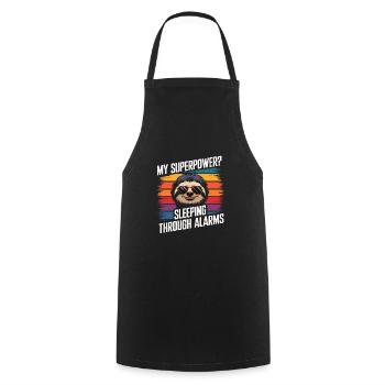Office humor - Cooking Apron - black - Front - AI Model Male 185 dark (185cm)
