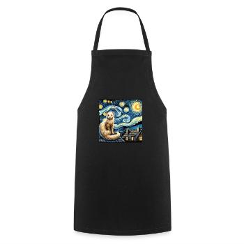 Ferret - Cooking Apron - black - Front - AI Model Male 185 dark (185cm)