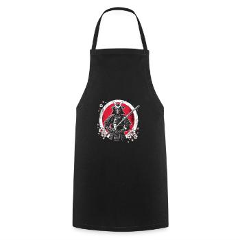 Kendo - Cooking Apron - black - Front - AI Model Male 185 dark (185cm)