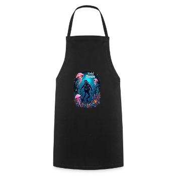Cruise - Cooking Apron - black - Front - AI Model Male 185 dark (185cm)