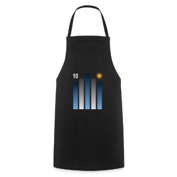 Football Argentina Argentina World Cup - Cooking Apron - black - Front - AI Model Male 185 dark (185cm)