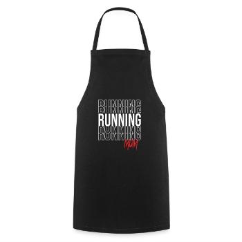 Marathon - Cooking Apron - black - Front - AI Model Male 185 dark (185cm)