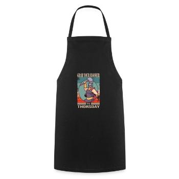 Viking - Cooking Apron - black - Front - AI Model Male 185 dark (185cm)
