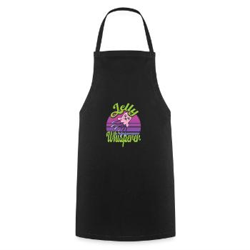 Jelly Whisperer - Cooking Apron - black - Front - AI Model Male 185 dark (185cm)