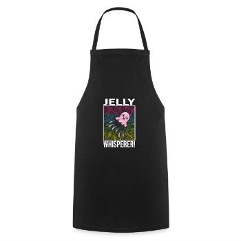 Jelly Whisperer - Cooking Apron - black - Front - AI Model Male 185 dark (185cm)