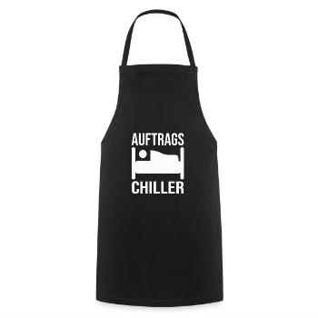 Auftrags chiller - Kochschürze - Schwarz - Vorne - AI Model Male 185 dark (185cm)