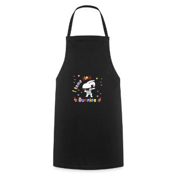 Kindergarten - Cooking Apron - black - Front - AI Model Male 185 dark (185cm)