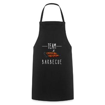 team barbecue - Tablier de cuisine - noir - Devant - AI Model Male 185 dark (185cm)
