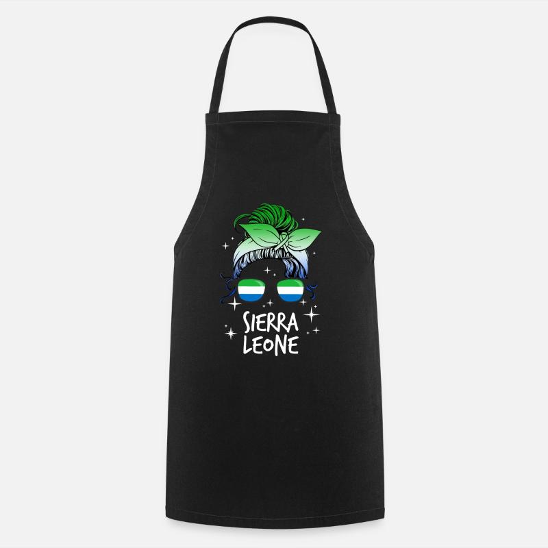 Sierra Leone - Cooking Apron - black