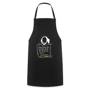 Shakespeare Sarcastic Quote Funny - Cooking Apron - black - Front - AI Model Male 185 dark (185cm)