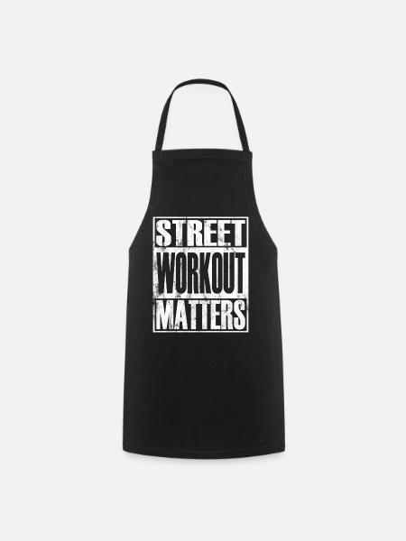 Street Workout Matters Calisthenics - Cooking Apron - black