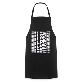 Hilden Deutschland Stadt Schrift Skyline Heimat - Kochschürze - Schwarz - Vorne - AI Model Male 185 dark (185cm)