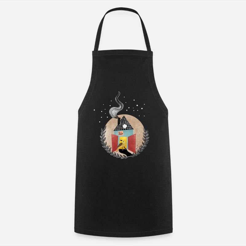 Happy Christmas Time - Cooking Apron - black
