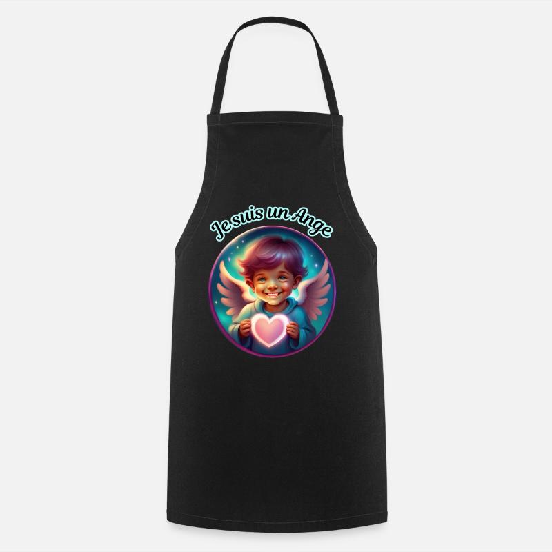 I'm an Angel - Cooking Apron - black