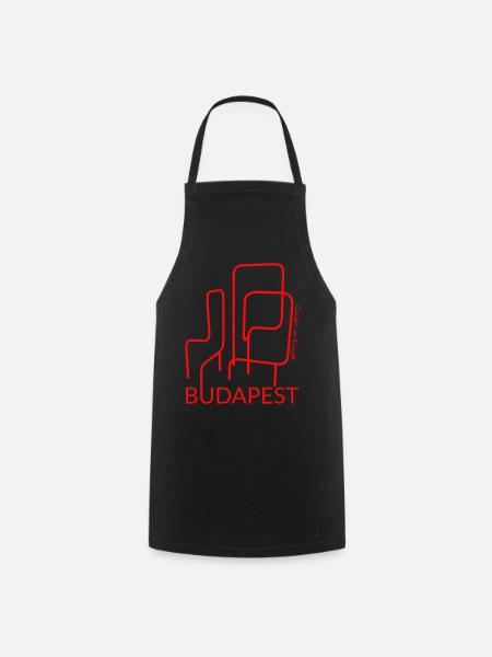 Budapest Jungle Gym - Cooking Apron - black