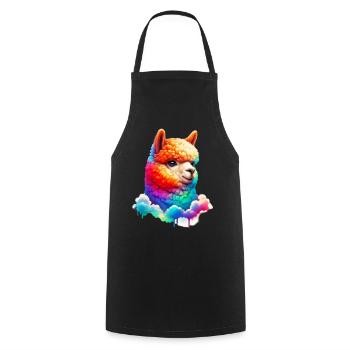 Alpaca - Cooking Apron - black - Front - AI Model Male 185 dark (185cm)
