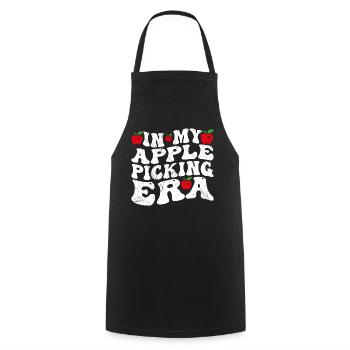In My Apple Picking Era - Cooking Apron - black - Front - AI Model Male 185 dark (185cm)