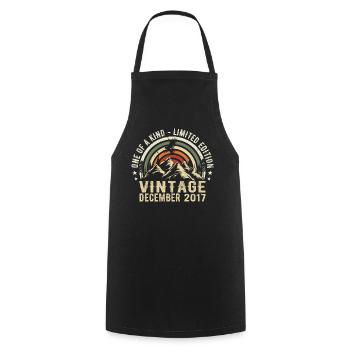 December 2017 - Excellent since December 2017 - Cooking Apron - black - Front - AI Model Male 185 dark (185cm)