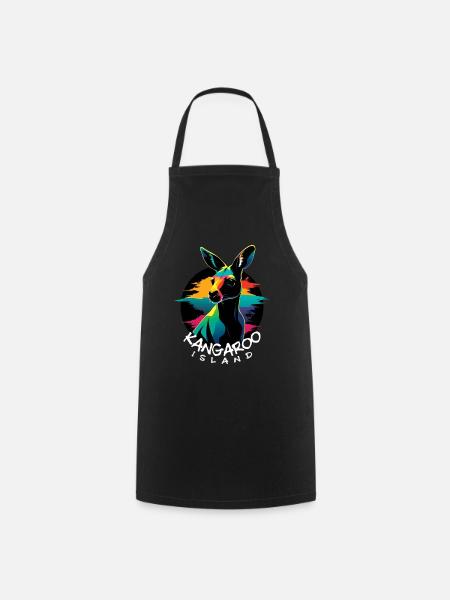 Kangaroo Island - Cooking Apron - black