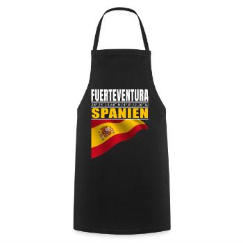 Fuerteventrura - Cooking Apron - black - Front - AI Model Male 185 dark (185cm)