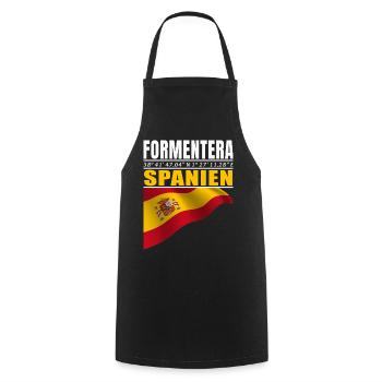 Formentera - Kochschürze - Schwarz - Vorne - AI Model Male 185 dark (185cm)
