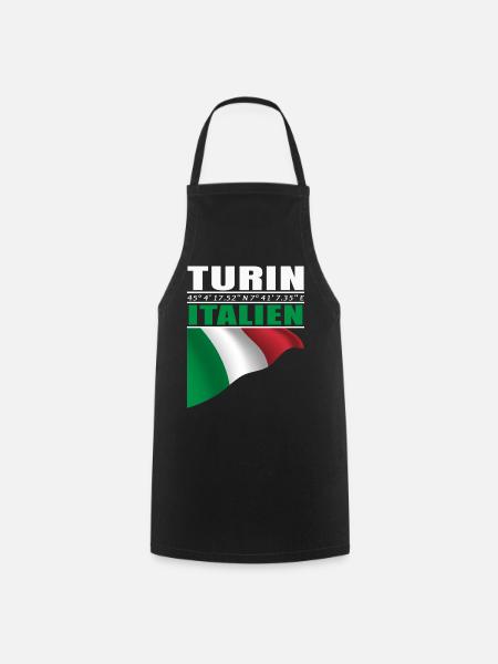 Turin - Kochschürze - Schwarz