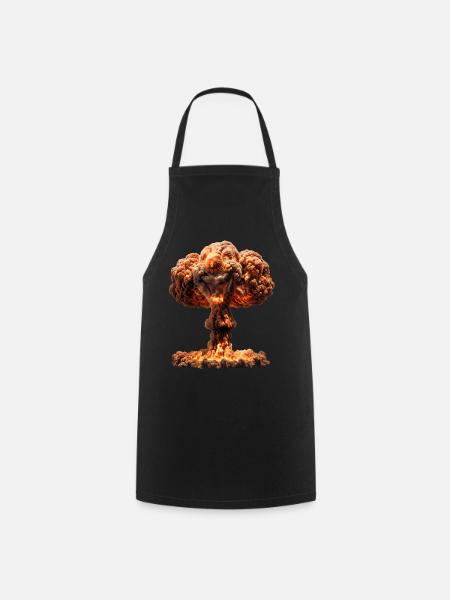 The power of atoms - Cooking Apron - black