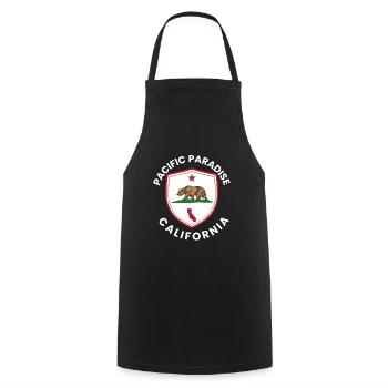 Pacific Paradise California - Cooking Apron - black - Front - AI Model Male 185 dark (185cm)