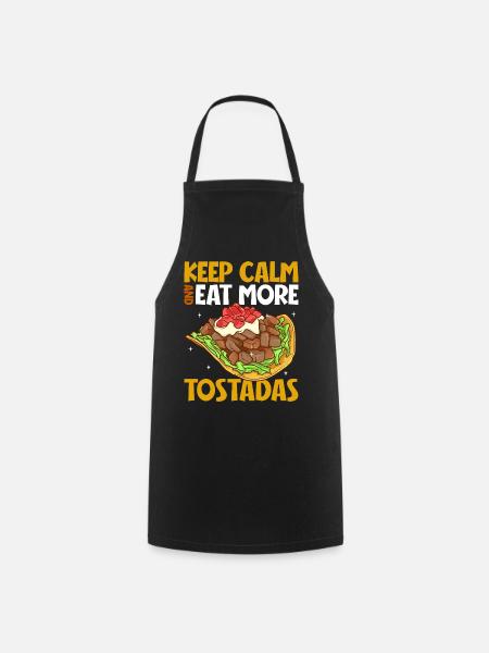 Keep Calm - Tostadas - Kochschürze - Schwarz