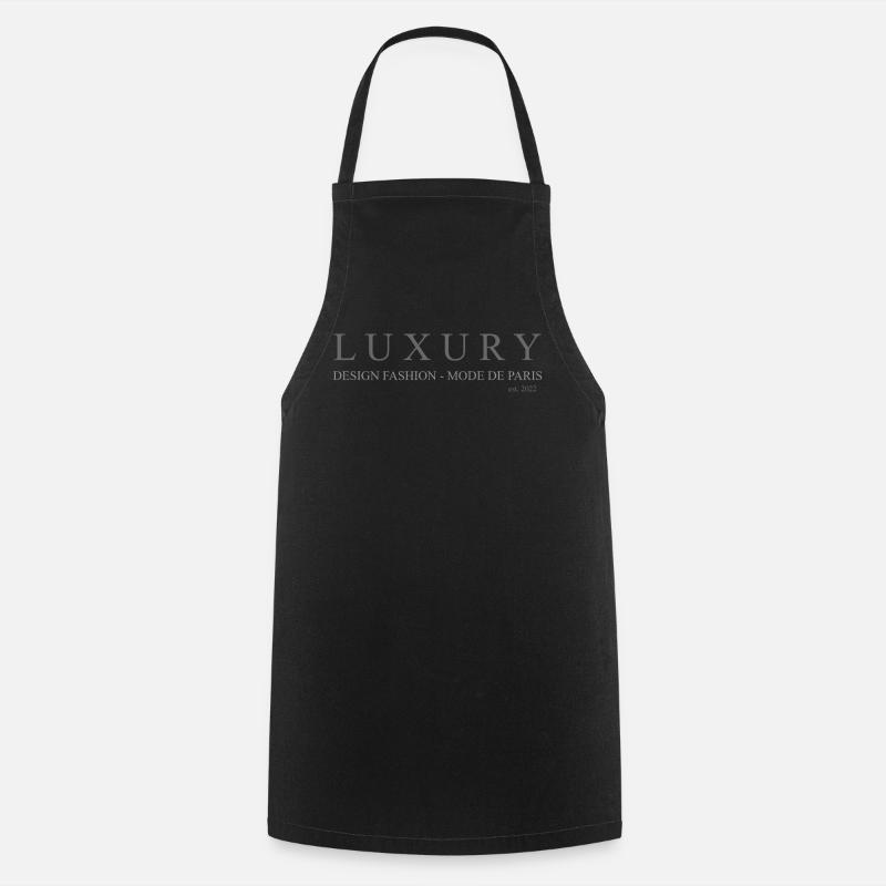 LUXE DE PARIS - Tablier de cuisine - noir