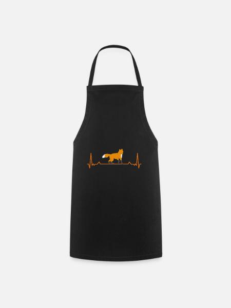 Battement de coeur de renard - Tablier de cuisine - noir