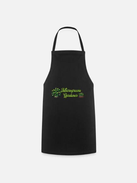 Microgreens Gärtner Landwirt Gärtner Microgreen - Kochschürze - Schwarz