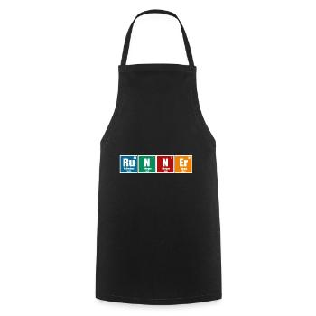 Runner Jogger - Cooking Apron - black - Front - AI Model Male 185 dark (185cm)