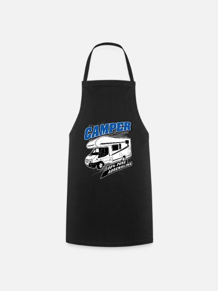 Motorhome - Caravan - Camping - Camper - Cooking Apron - black