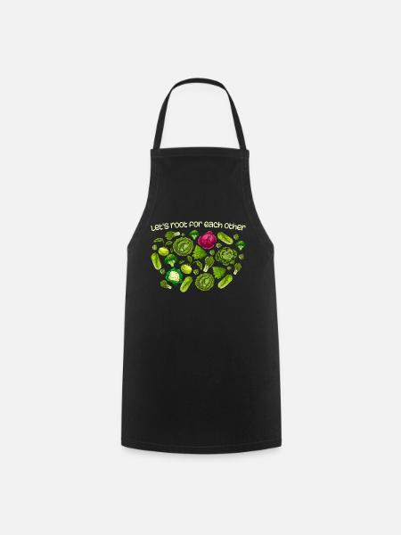 Inspirational Root Vegetables Motivational - Tablier de cuisine - noir