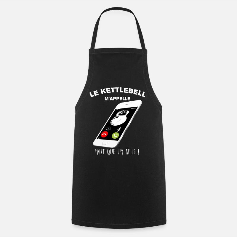 Sport Le Kettlebell M'Appelle - Tablier de cuisine - noir
