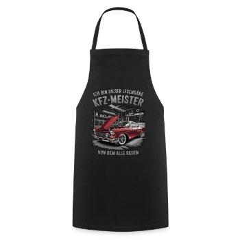 I'm this legendary car master - Cooking Apron - black - Front - AI Model Male 185 dark (185cm)