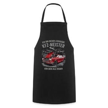 I'm this legendary car master - Cooking Apron - black - Front - AI Model Male 185 dark (185cm)