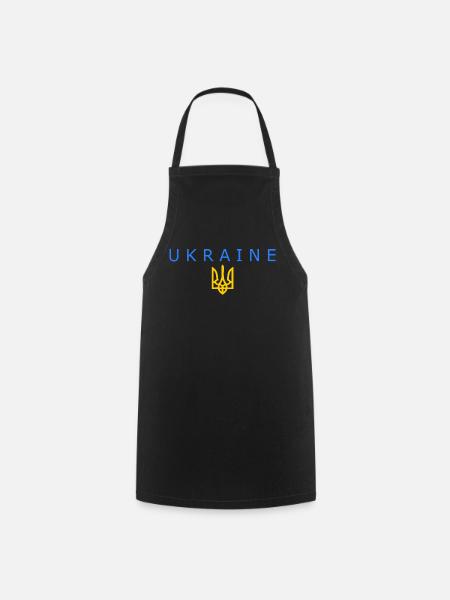 Ukraine - Tablier de cuisine - noir