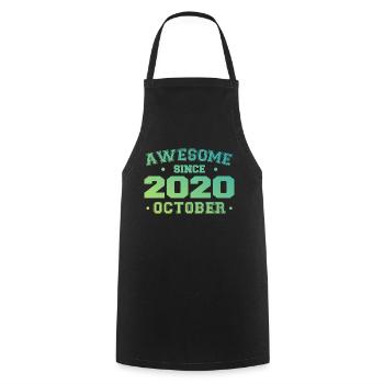 Octobre 2020 - Cadeau Anniversaire Octobre 2020 - Tablier de cuisine - noir - Devant - AI Model Male 185 dark (185cm)