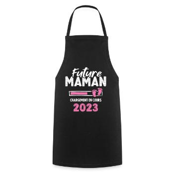 Future Maman 2023 Chargement En Cours - Tablier de cuisine - noir - Devant - AI Model Male 185 dark (185cm)