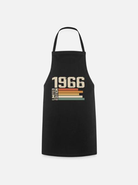 1966 Vintage - Retro 1966 Geburtstagsgeschenk 1966 - Kochschürze - Schwarz