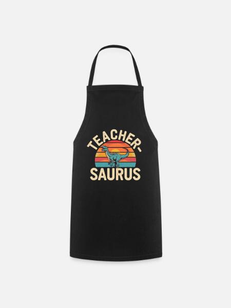 Teacher-saurus 16 - Kochschürze - Schwarz